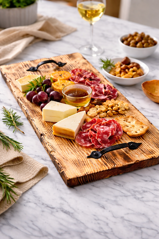 Rustic Charcuterie Board's